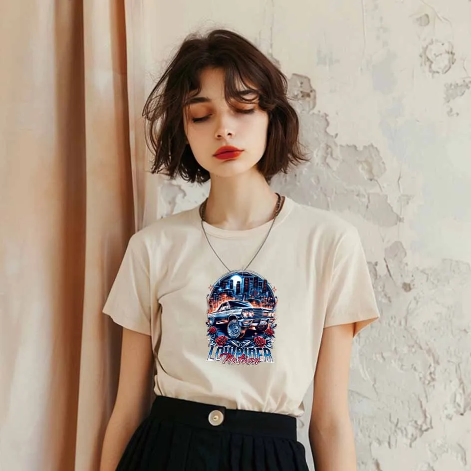 Street Racing Graphics Vintage Style Japanese Culture Motif Bright Colors heat transfer patches for clothes DIY Decoration