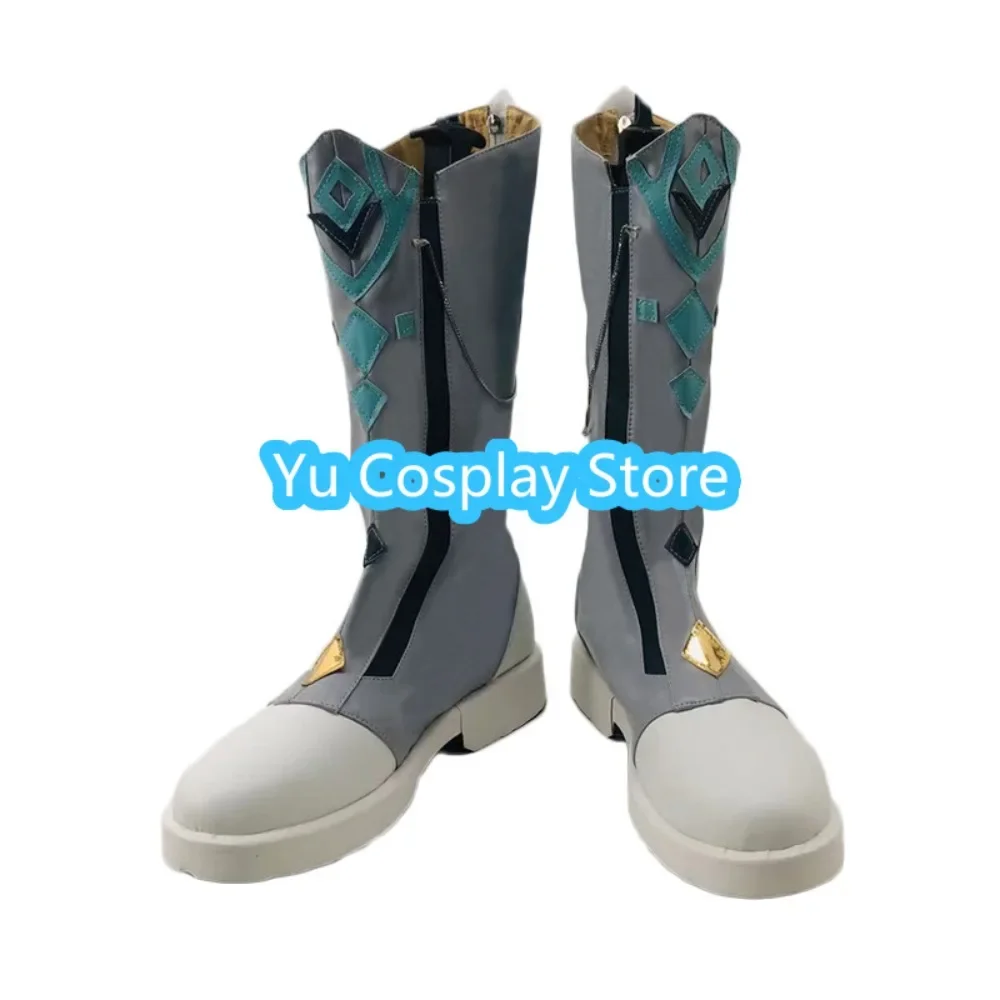 Yu Cosplay Store Genshin Impact Tartaglia Polar Star Cosplay Shoes Anime Game Role-playing Shoes Boots Halloween Party