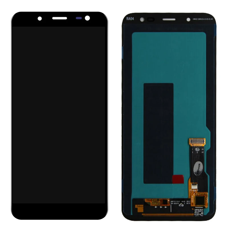 AMOLED For Samsung J6 2018 LCD Display SM-J600F J600F/DS J600FN LCD Touch Screen With Frame Digitizer Assembly Repair Parts