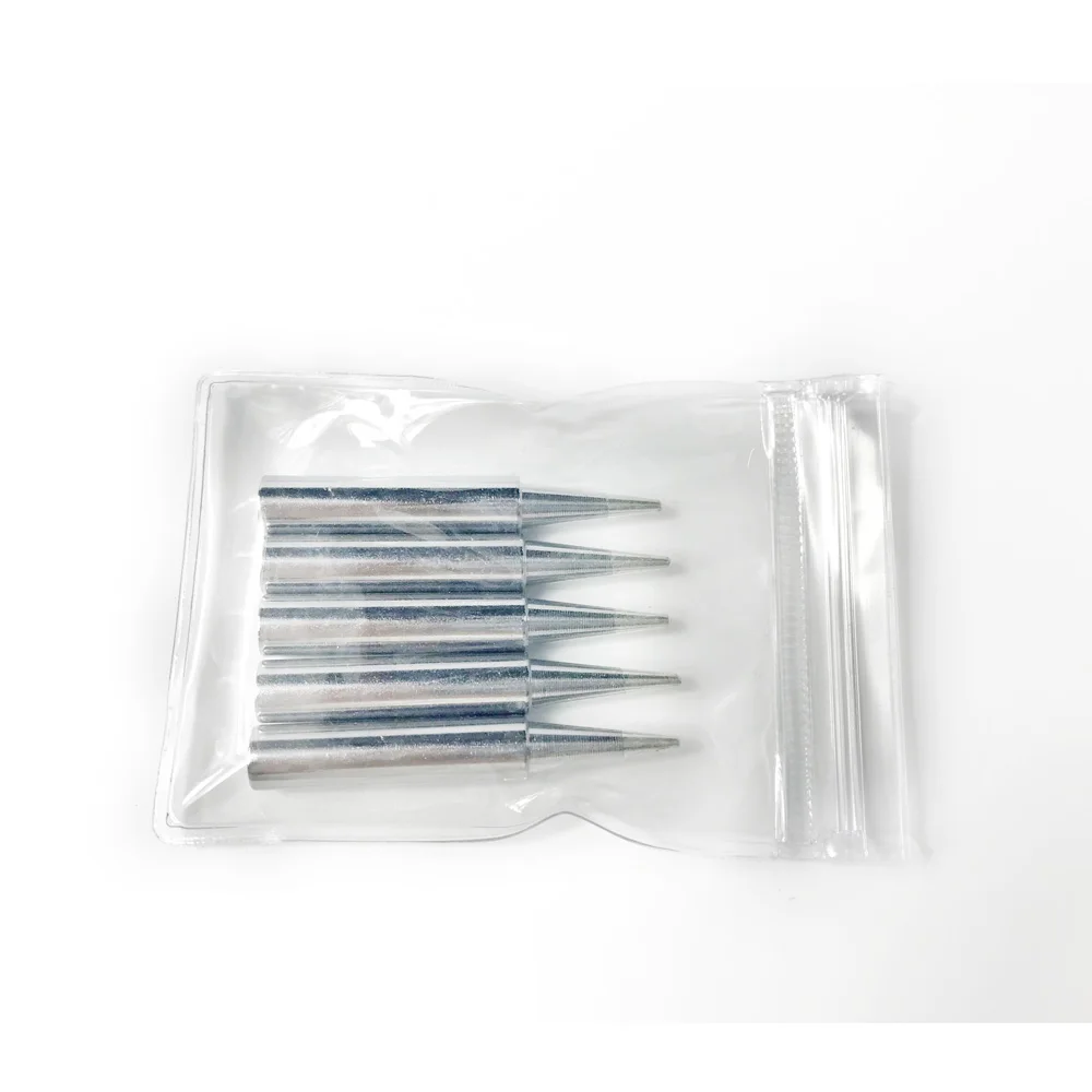 5pcs Lead Free Solder Iron Tips Replacement 900M-T-I Solder Iron Tips Head For Soldering Repair Station Soldering Iron Tips
