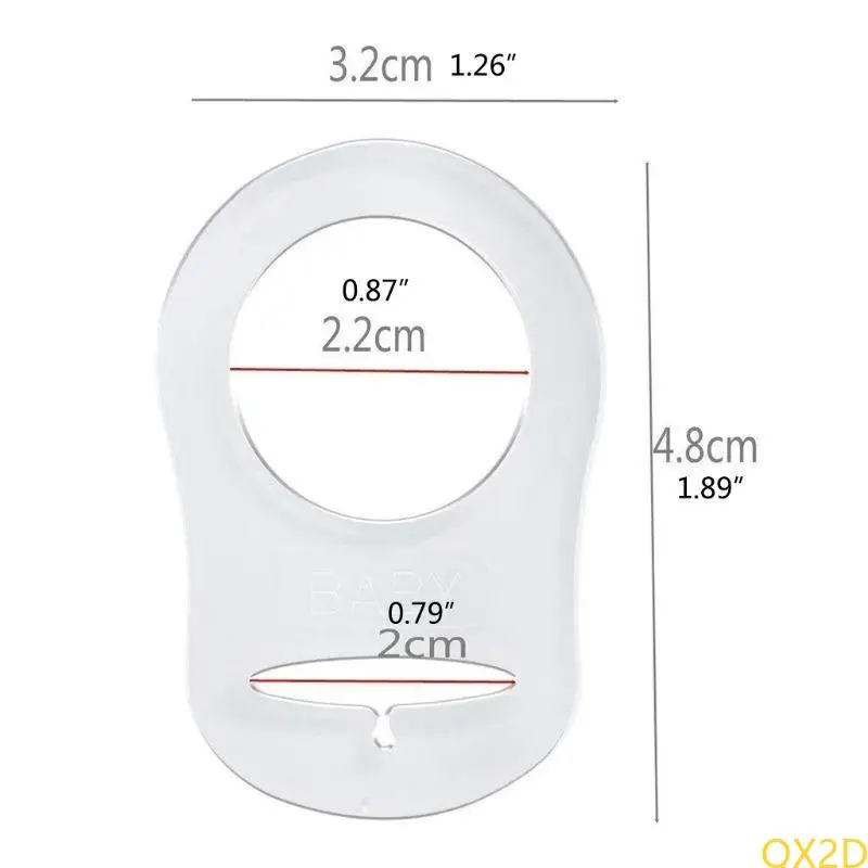 qx2d ความทนทานซิลิโคนทารกทารกใหม่เกิดแม่ pacifier Rings