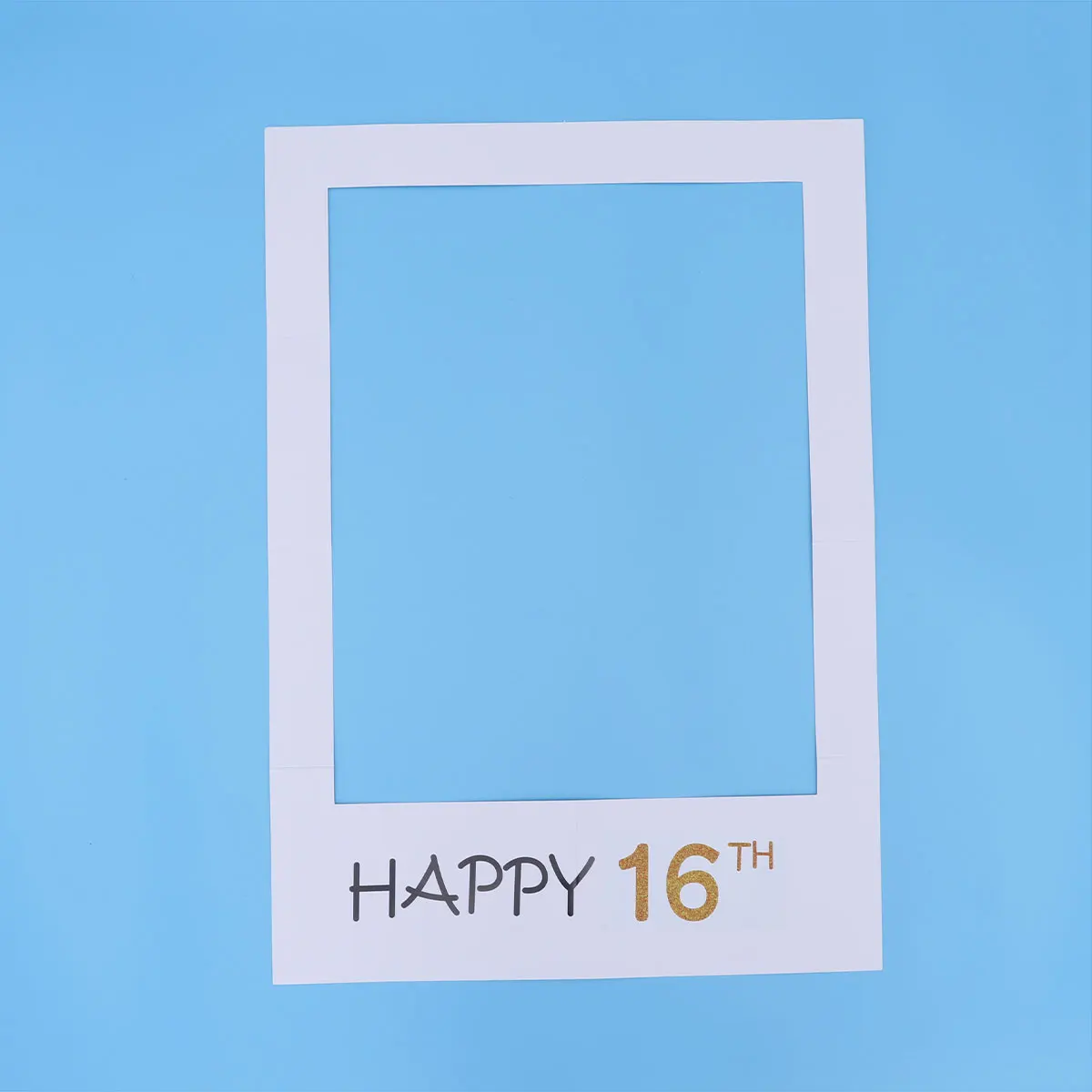 

Birthday Photo Frame Props Party Paper Frames Decorate Portable Picture Cutouts