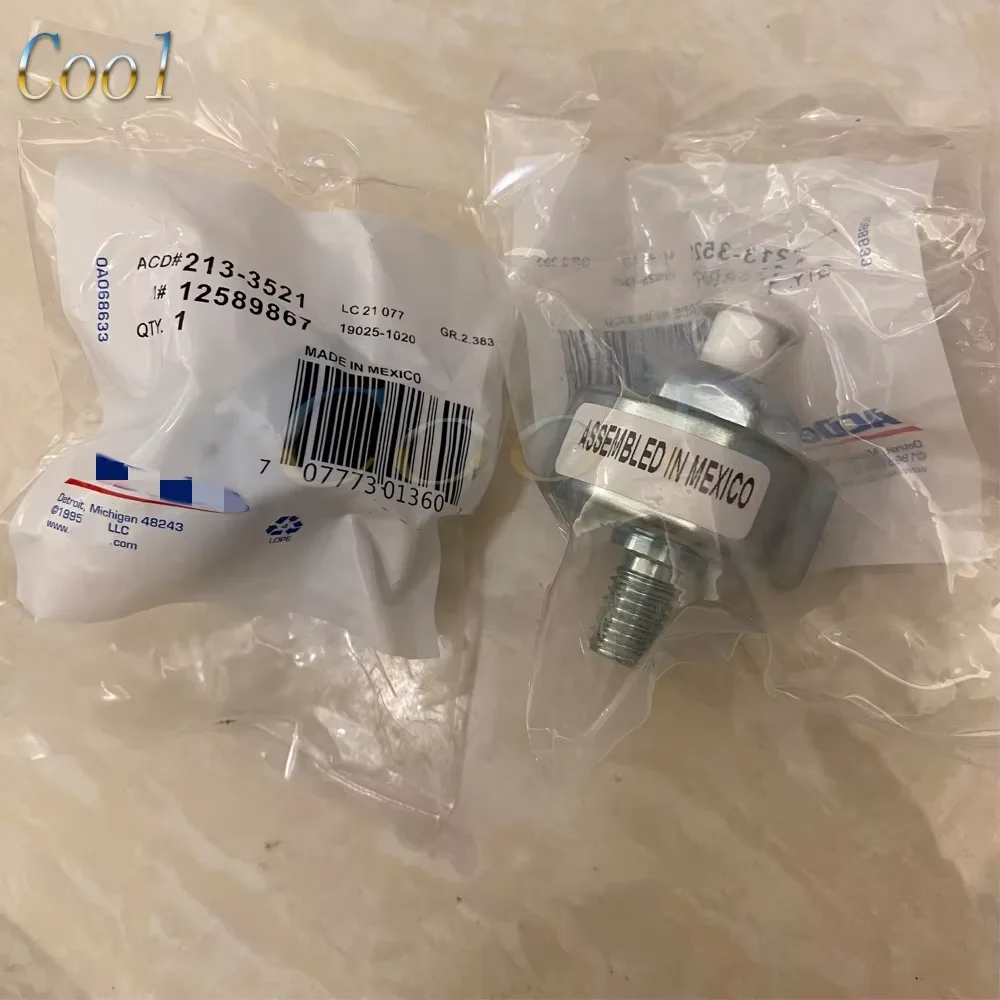 2 Pieces OEM 213-3521 12589867 New Knock Sensor Fit For Chev-y Silverado Express GM-C