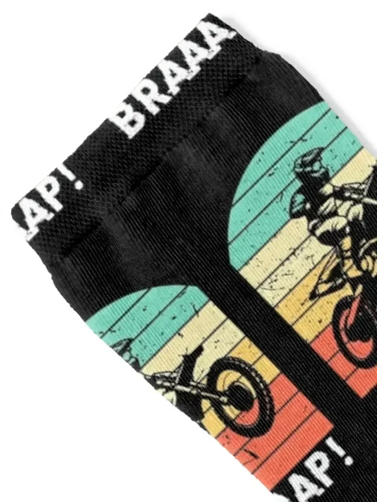 Funny motocross dirt bike offroad Motorcross Socks custom kawaii football Socks For Men Women's