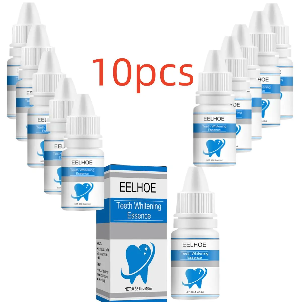 

10pcs Teeth Whitening Oral Hygiene Teeth Whitening Essence Tooth Bleaching Dental Toothpaste Liquid Essence Oral Care product