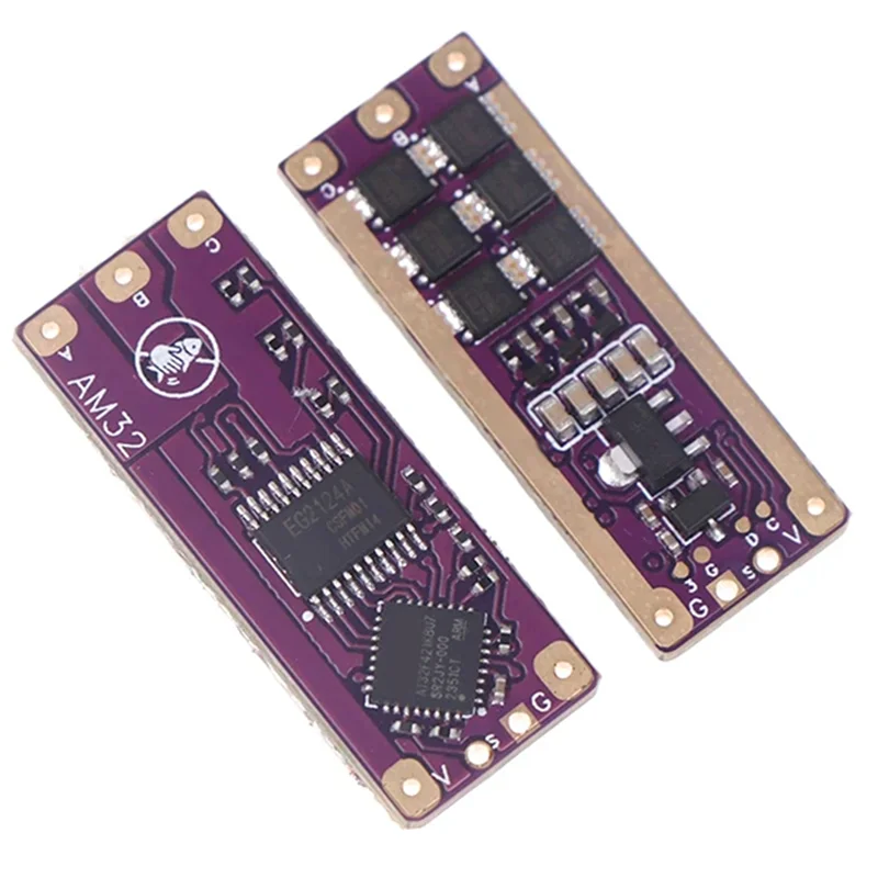 2-4S 32 بت ESC AM32 40A منظم سرعة عالي الطاقة يدعم إشارة PWM لطائرة نموذجية زاحفة