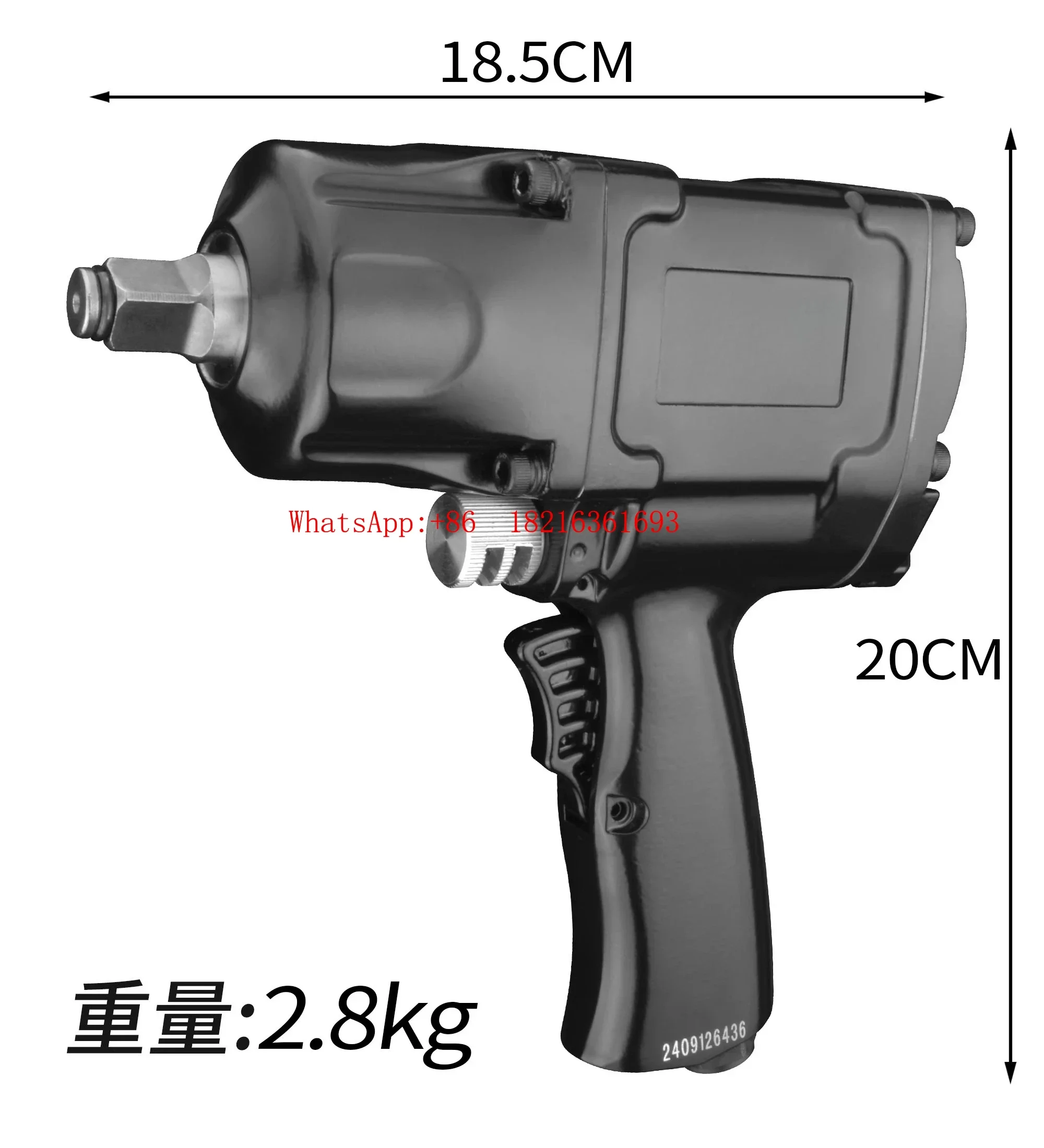 Limited Offer Industrial Grade Pneumatic Wrench Tool Heavy Duty Auto Repair Impact High Torque