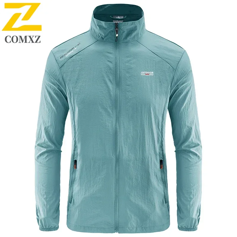 Men's Sunscreen Clothing Summer New Solid Color Breathable UV Resistant Outdoor adventure windbreaker Men Sun Protection Jacket