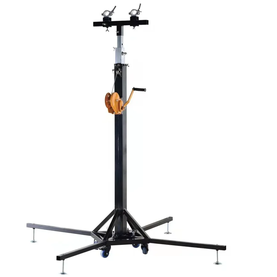 stage wedding lighting performance lifting shelf Heavy hand crank  stand Pa light surface light beam  truss