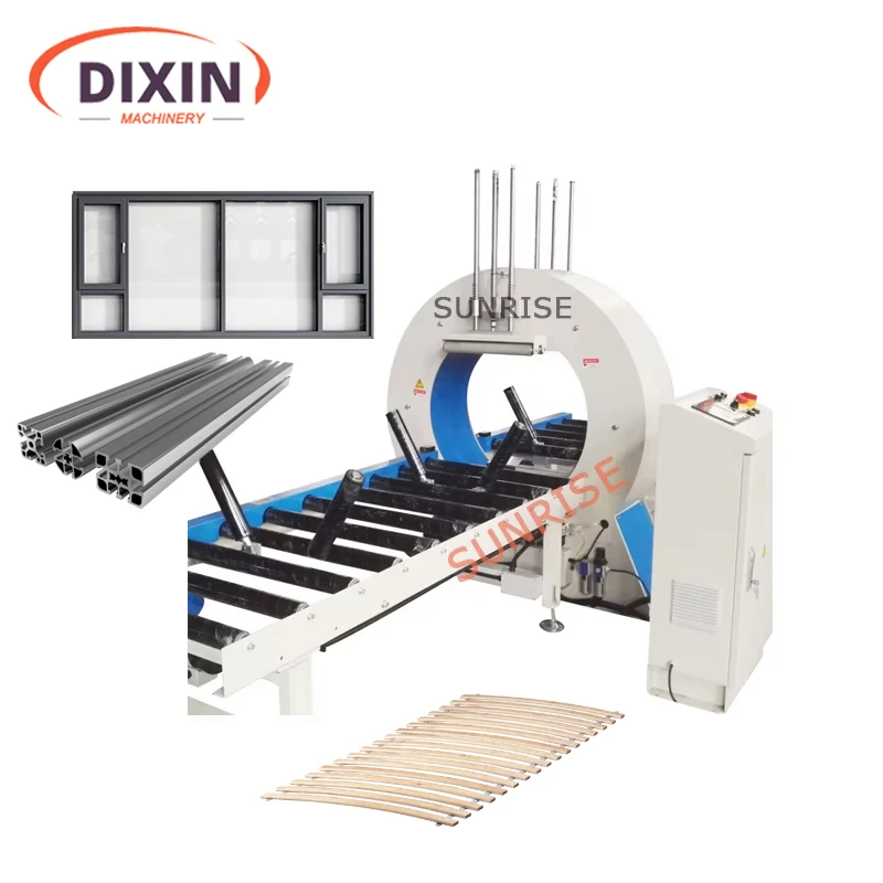 Aluminum Profiles, Plastic Extruded Profiles,tube, Timber Boards & Frames Orbital Horizontal Stretch Film Wrapping Machine