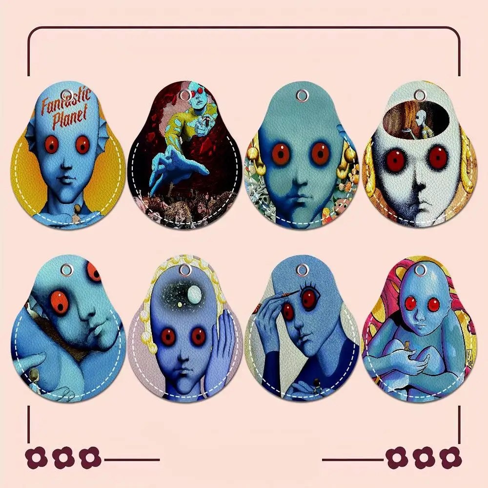 Fantastic Planet Animation new cute ashionable simple portable sensor access card protective cover for men and women