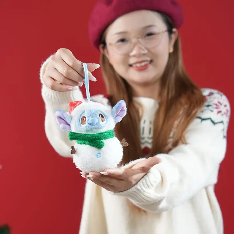 Pooh Stitch Lotso Honey Pot llavero de felpa lindo bolso de dibujos animados encanto para niñas mujeres colección de regalos Kawaii