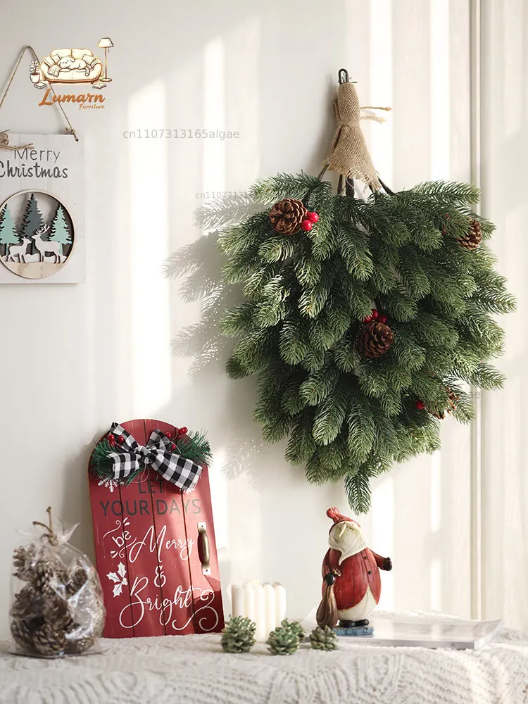 Christmas decorations Christmas wreath wall hanging Hotel