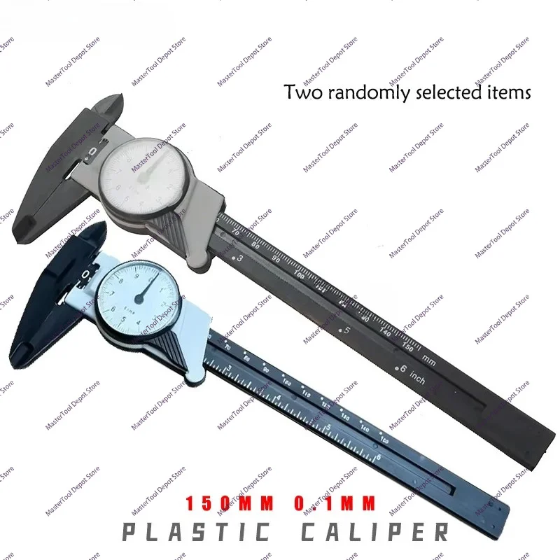 0-150mm 6inch  Plastic Dial Vernier Caliper