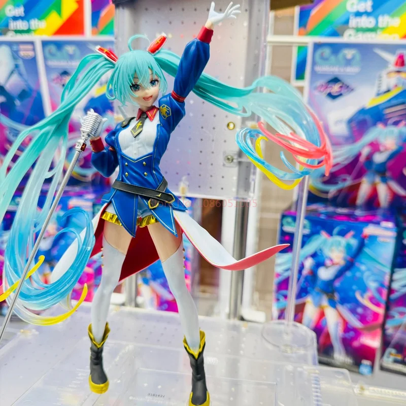 [Preventa] genuino Bandai Evolve Gundam X Miku aniversario proyecto especial Banpresto Vocaloid Hatsune Miku juguete coleccionable