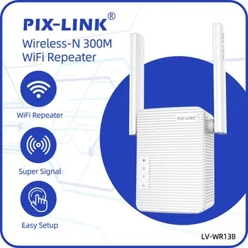 PIX-LINK WR13B 무선 와이파이 리피터 와이파이 익스텐더, 울트라 부스트 와이파이 앰프, 장거리 리피터, 300M 와이파이 부스터 액세스 포인트 Best5 PIX-LINK WR13B 무선 와이파이 리피터 와이파이 익스텐더, 울트라 부스트 와이파이 앰프, 장거리 리피터, 300M 와이파이 부스터 액세스 포인트 Best5