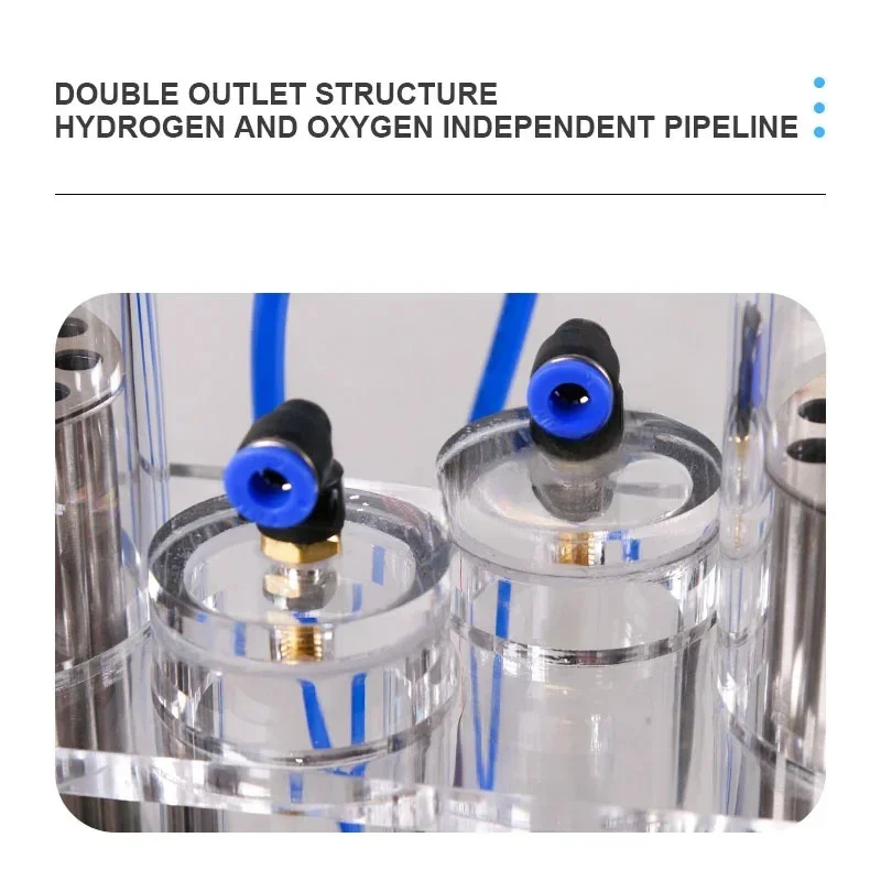 400W water electrolysis machine hydrogen oxygen separation dual outlet educational experimental equipment