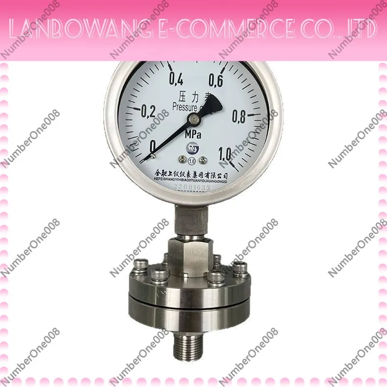 Sanitary Diaphragm Pressure Gauge Tri Clamp Stainless Steel Oil Pressure