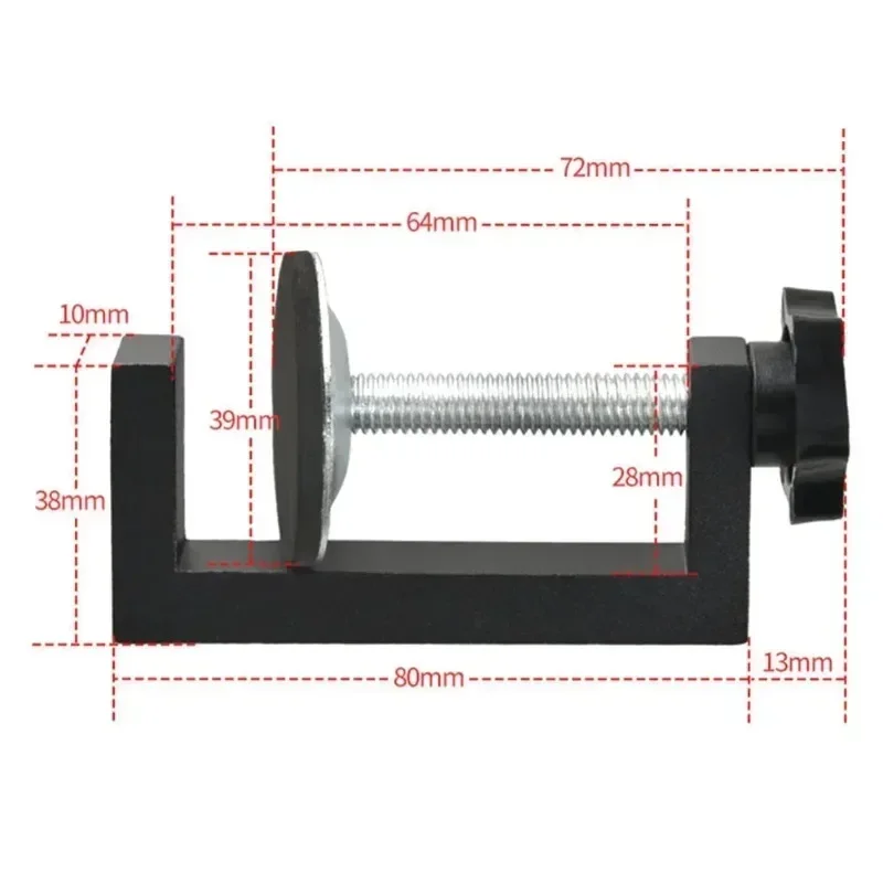 1pcs Woodworking Clamp C-Clamp For Wood Plastic Cutting Drilling Reversed C-Clips 10-57mm For Workpiece Fixing Hand Tool Parts