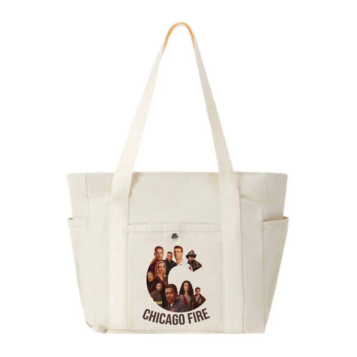 

Chicago Fire Cast Large Canvas Crossbody Bag Women's Casual Student Bag