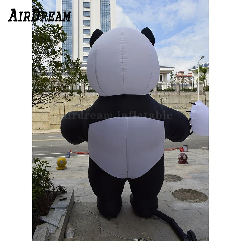 Manufacturers sell cute inflatable panda inflatable white bear toys used in outdoor animal propaganda for advertising