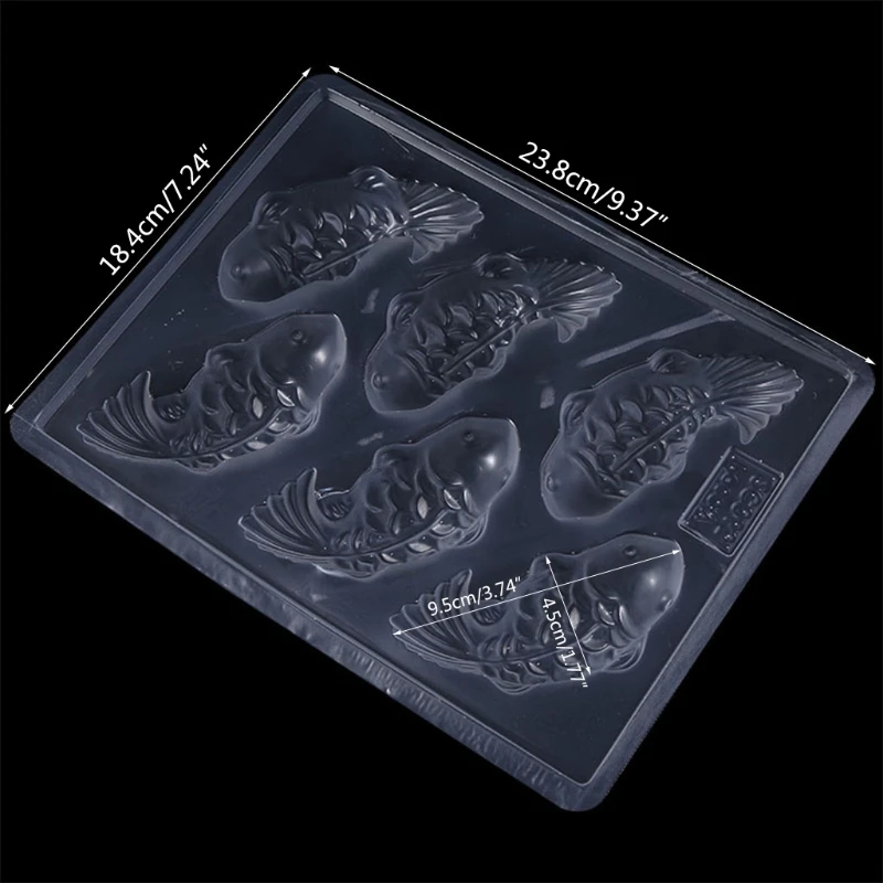 3D Fish Plastic Cake Chocolate Mould Jelly Handmade Sugarcraft Mold DIY Dropship