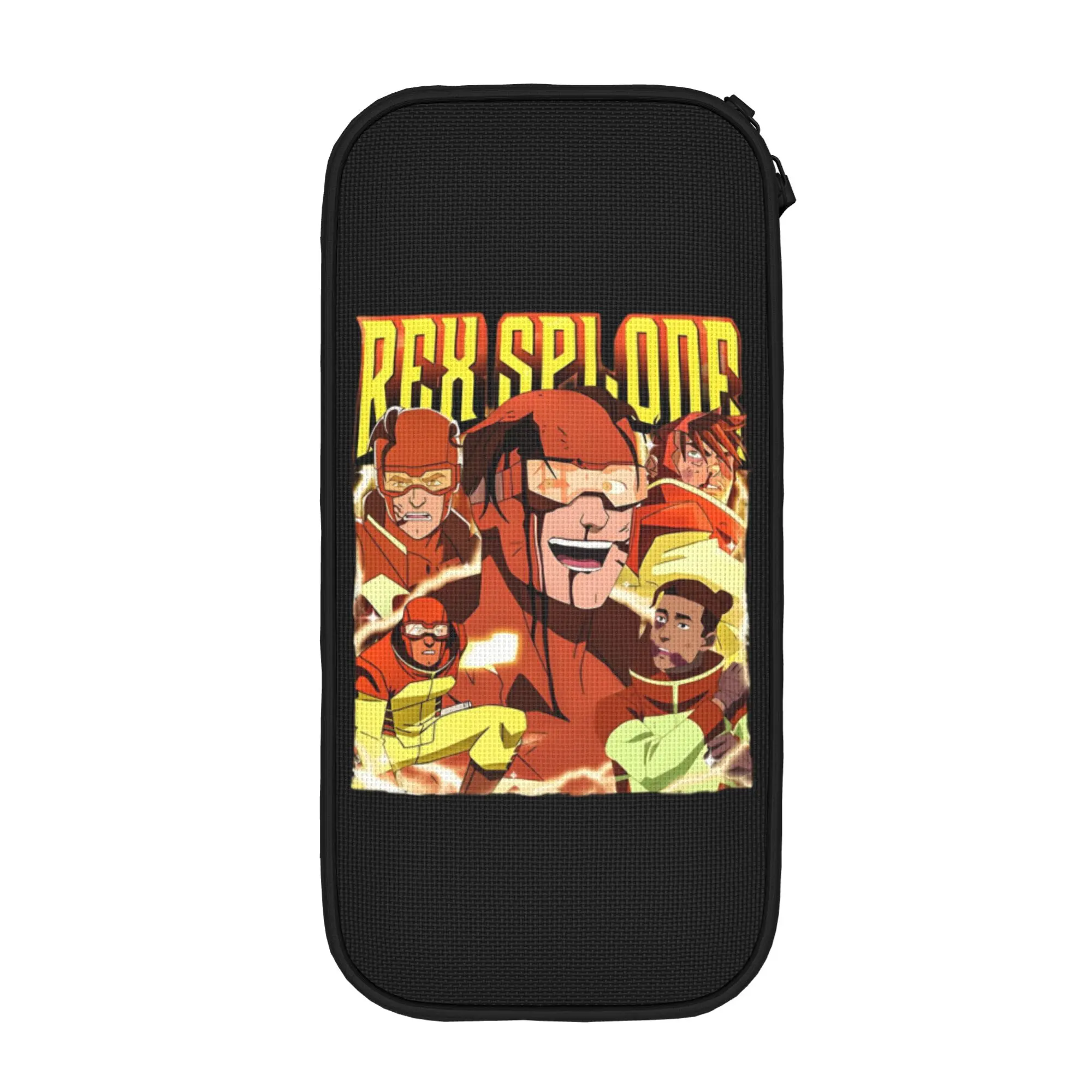 Lovely Rex Splode Invincible TV Show Federmäppchen, Stifthalter für Schüler, große Taschen, Schüler, Schule, Reißverschluss, Schreibwaren