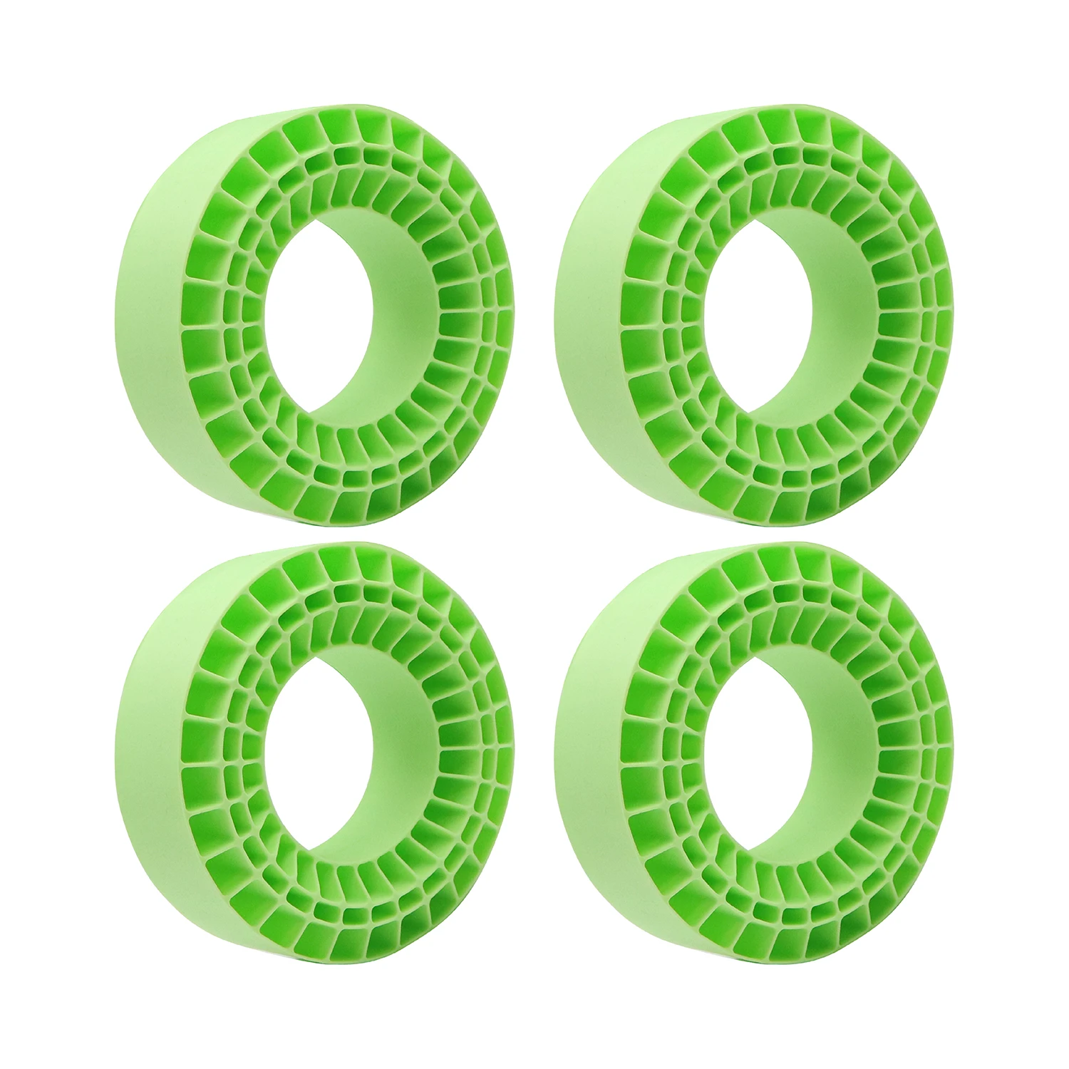 2.2인치 방수 실리콘 고무 타이어 인서트 폼, 132-134mm (5.25인치 외경) 2.2인치 타이어, 1/10 RC 크롤러 SCX10 Capra TRX4 DIY용