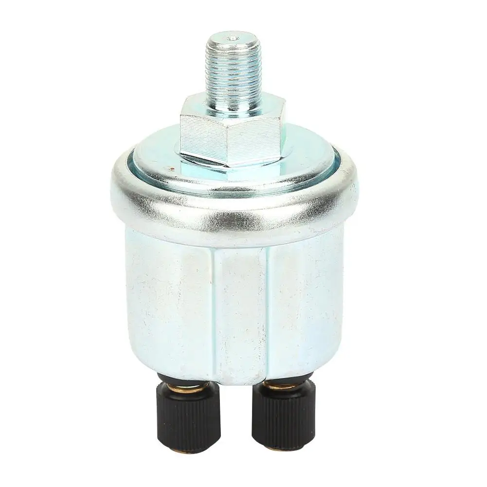 

Universal 1/8 NPTF Dual Head Oil Pressure Sensor for vdo 0-10bar - Car Engine Gauge Replacement