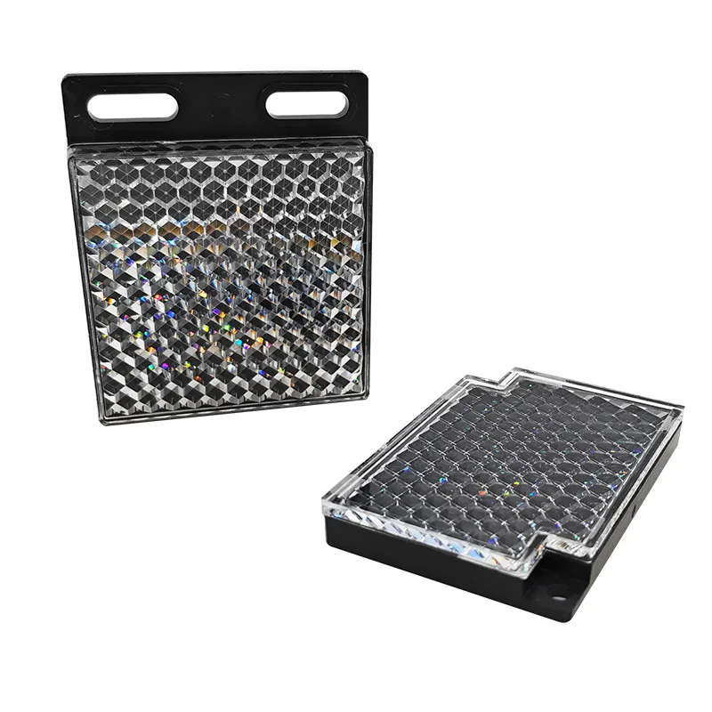 2Pcs Square Reflector for Photoelectric Sensor TD-08 for  Proximity Switch Honeycomb Structure Reflection Plate TD-09