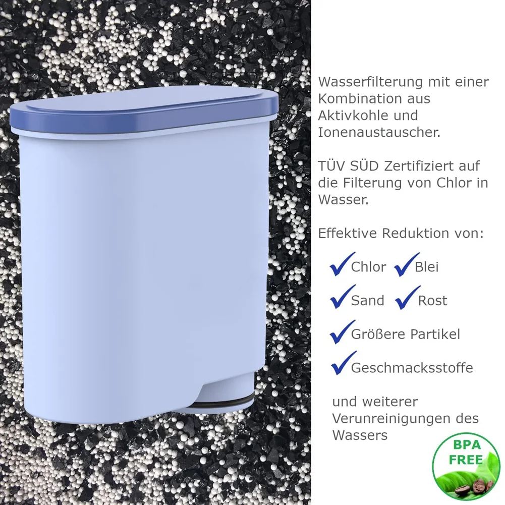 خراطيش فلتر AA80-6 قطعة لآلات القهوة الأوتوماتيكية بالكامل Aqua Clean لـ Ca6903/22 لـ Saeco Ca6903/00