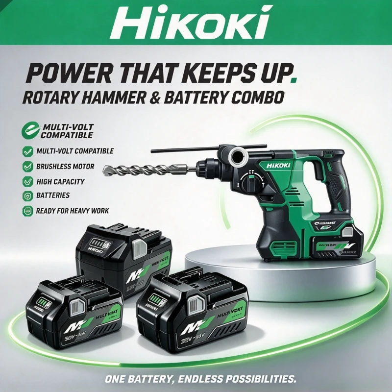 Original HiKOKI 18V 8.0Ah Battery intelligent chip control perfect replacement for Hitachi cordless machine Warranty for 3 years