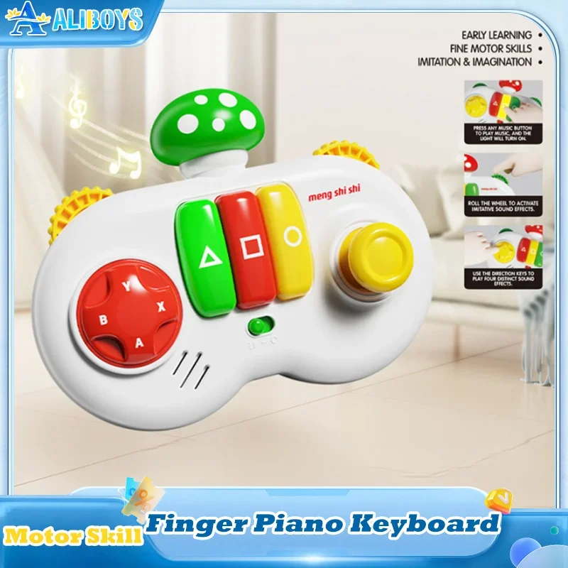 Bebê dedo piano teclado multi-funcional ocupado jogo de tabuleiro controlador instrumento musical brinquedo educativo criança presentes de natal
