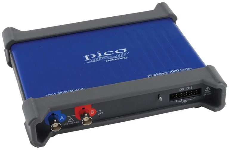 Pico Technology  PicoScope 3204D MSO MSO 2 channel, 70 MHz, 8-bit mixed signal oscilloscope with probes