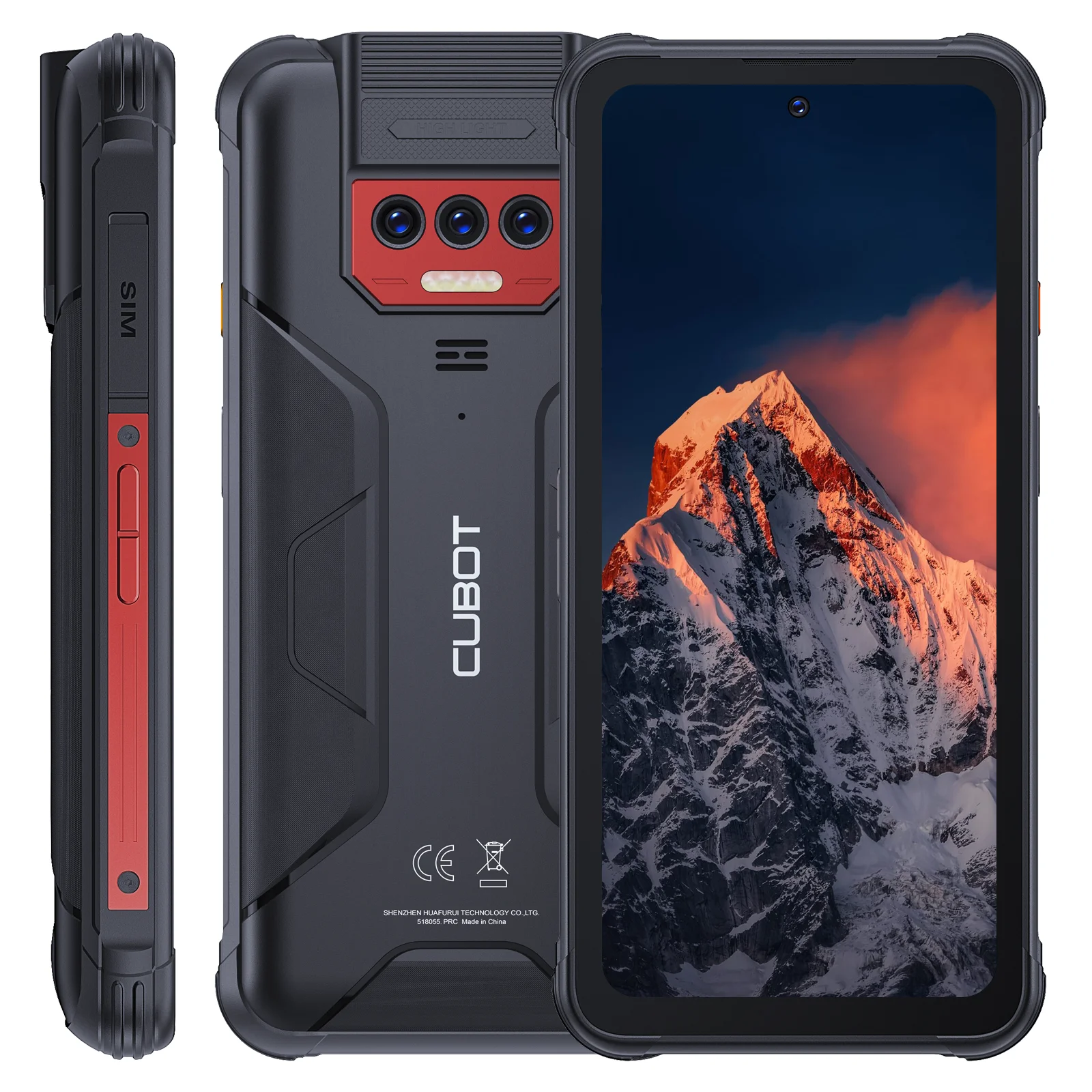 IP68 Waterproof Rugged Smartphone Android 13, Cubot KingKong 8, Octa-core, 12GB RAM(6+6GB), 256GB ROM, 10600mAh, 48MP Camera,NFC