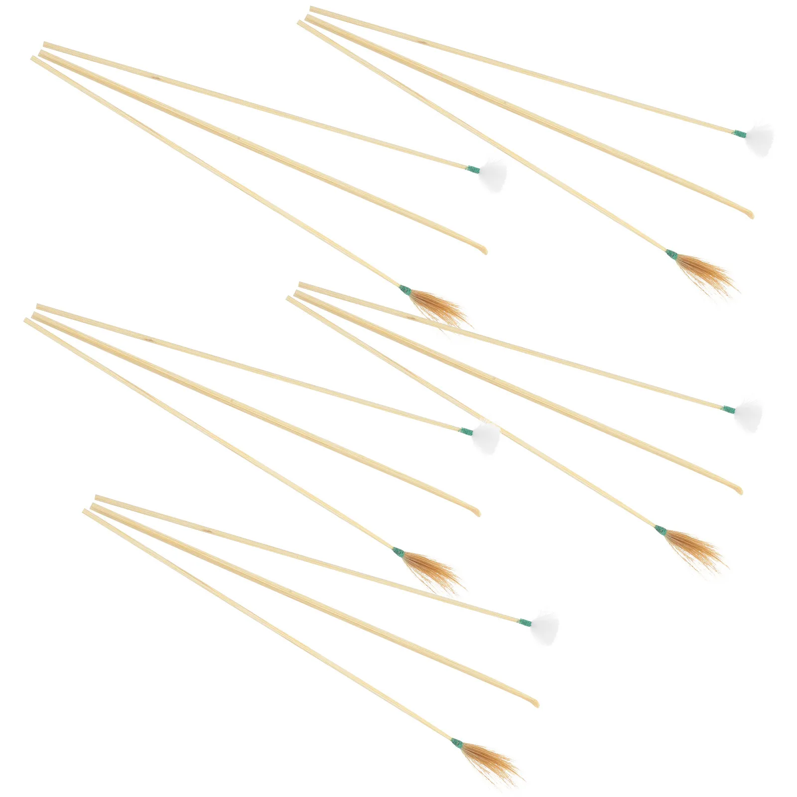 

5Sets Bamboo Ear Spoon Set Earwax Removal Kit Effective for Dry and Oily Earwax Travel Friendly Ear Cleaning Tools for Home Use