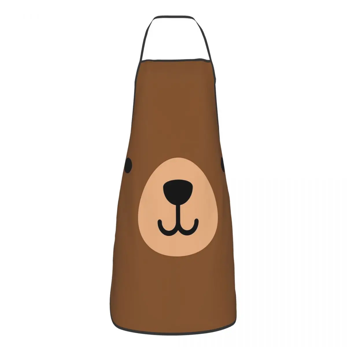 Cute Bear Aprons Chef Cooking Baking Tablier Waterproof Bib Kitchen Cleaning Pinafore for Women Men Gardening