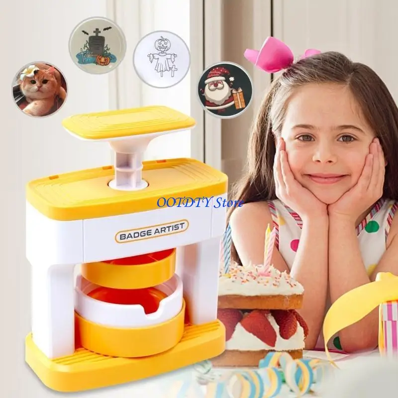 Picture 5: 367A Button Maker Machine Badge Maker Press Machine for Personalized Decorations