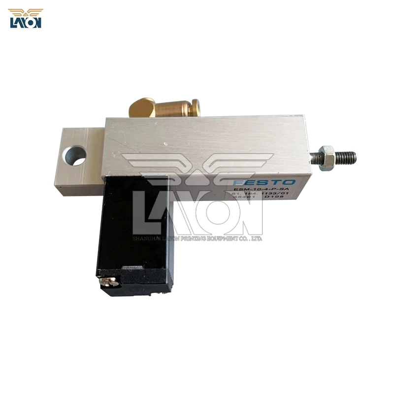 LAYON Original 2PCS 61.184.1133/01 Cylinder Valve Unit for Heidelberg PM74 SM74, Replacement ESM-10-4-P-SA, Printing Machine Spa