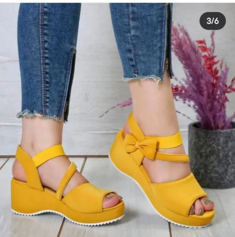 

2026 Women's mid-heel sandals stylish solid lace-up shoes, open toe shoes beach shoes new for summer platform sandals