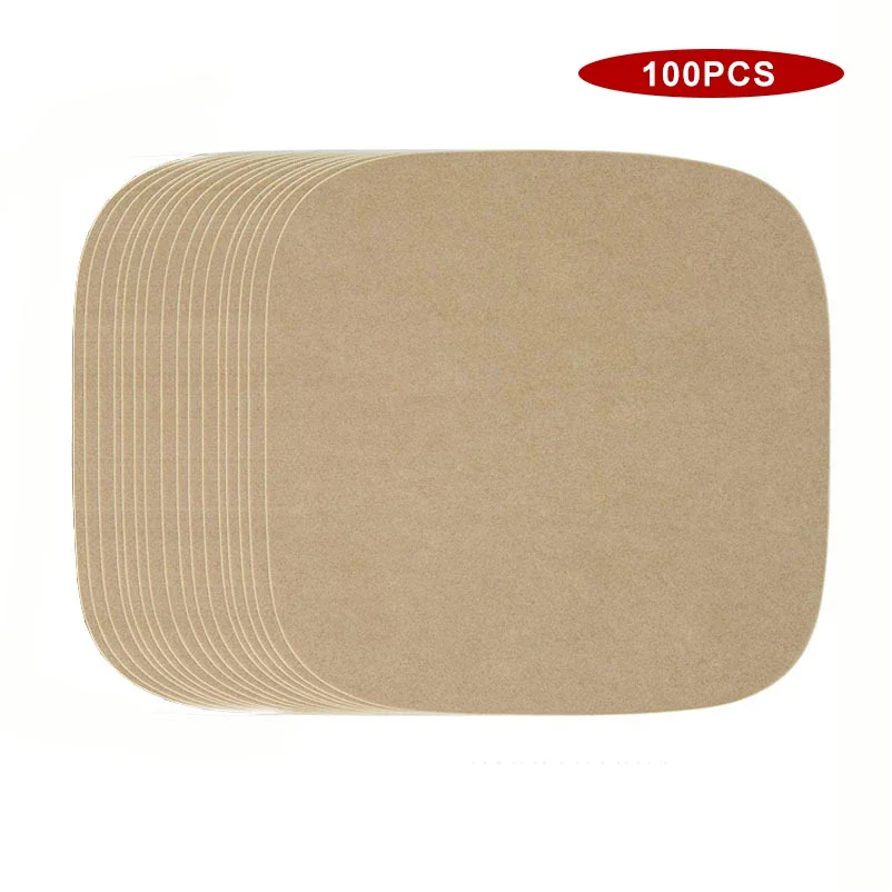 100pc Steamer Paper Air Fryer Non-stick Baking Oil Paper Steamer Paper Double-sided Vegetable Silicone Oil Special Greased Paper
