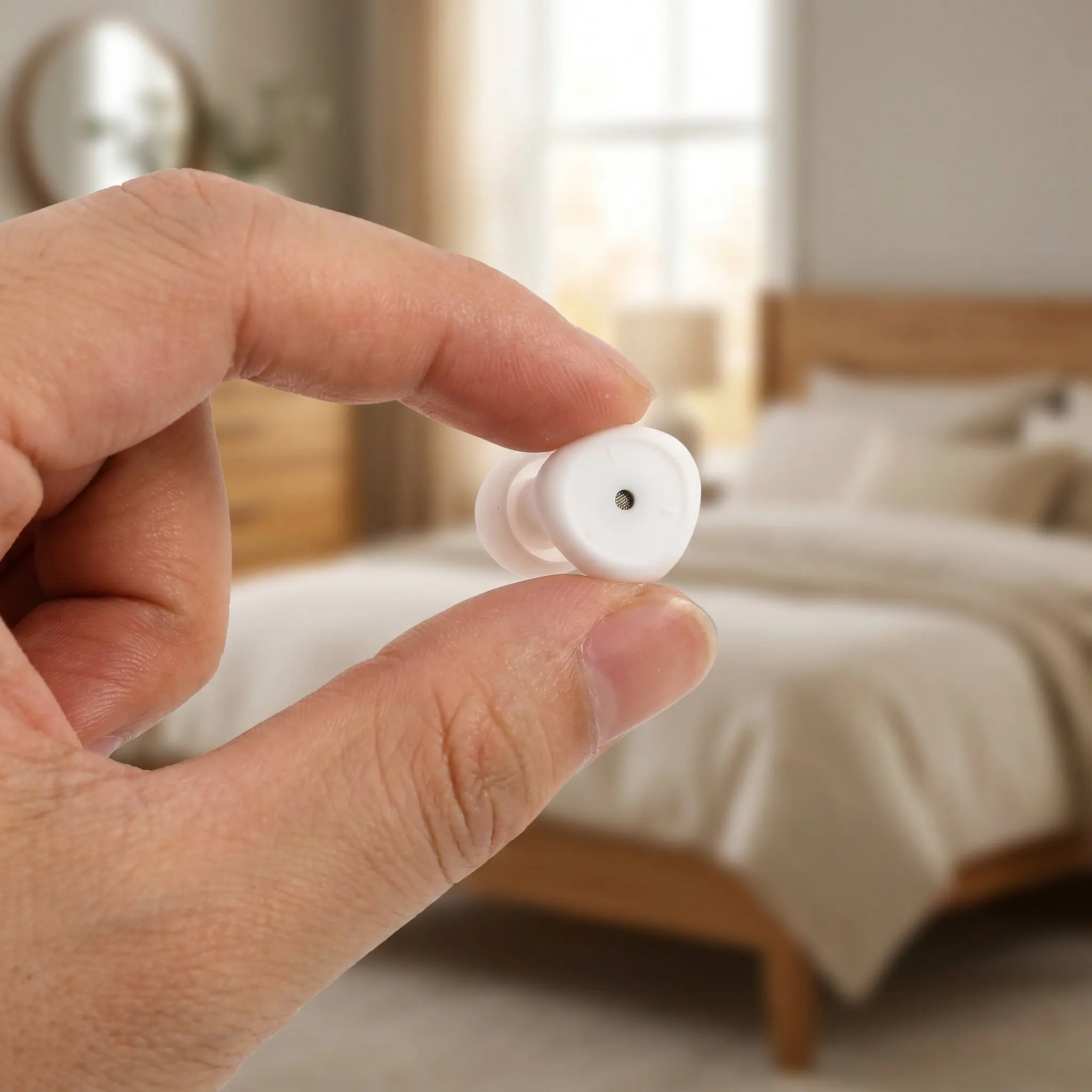 1Set Noise Isolation Silicone Earplugs Soft Reusable Noise Reduction for Sleeping Side Sleepers Travel Snoring Blocking 45Db