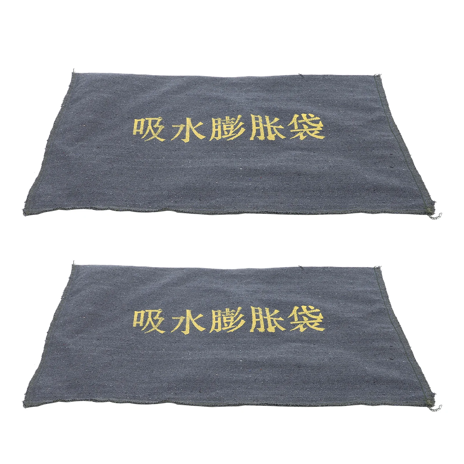 Bolsas de barrera contra inundaciones activadas por agua, bolsas de arena de lona, protección contra inundaciones absorbente reutilizable, prevención del sótano de la entrada del hogar, 2 uds.
