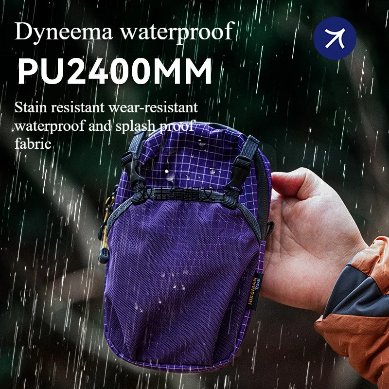 Saco móvel esportes ao ar livre saco da cintura dyneyema multifuncional acessório saco tático pesca correndo armazenamento pendurado garrafa de água