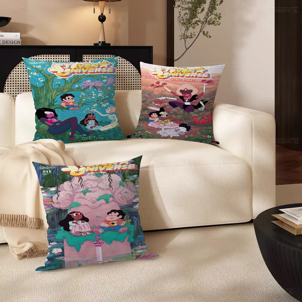 

S-Steven U-Universe Stitch Lucky Dragon pillow cover sofa cushion cover home room decoration children gift