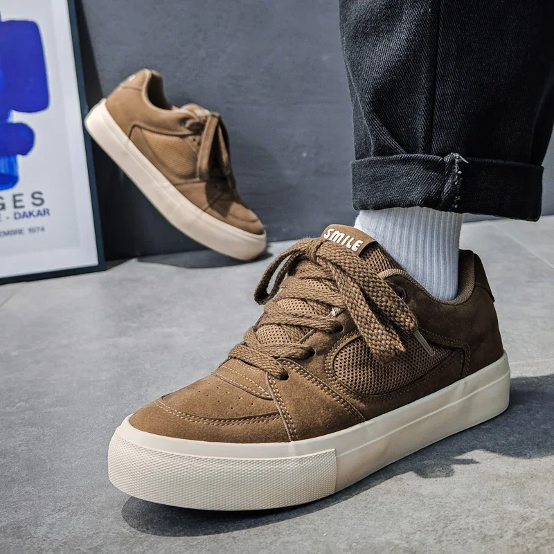 

Pop Men 2025 New Low-top Men's Board Shoes Outdoor Casual Shoes