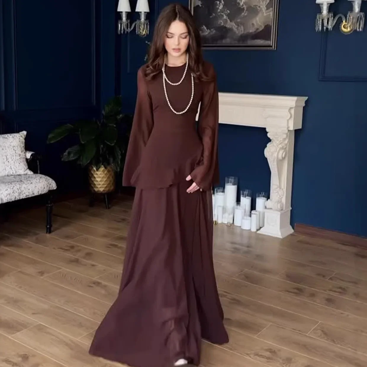 

Eid Women Abaya Party Dresses Dubai Jalabiya Arab Long Robe Ramadan Morocco Lace Up Muslim Dress Abayas Kaftan Ruffles Vestidos