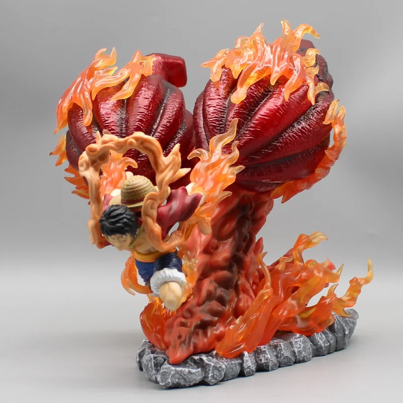 

27cm One Piece Gear 5 Luffy Figure Sun God Nika Luffy Pvc Action Figures Gk Statue Collection Figurine Model Toys For Kids Gifts