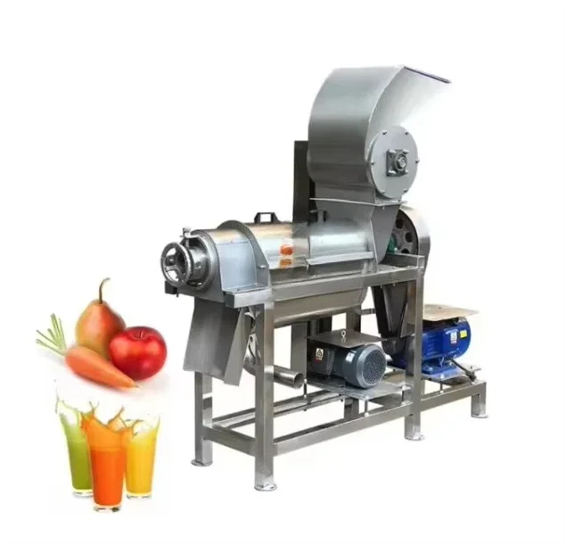 Commercial cold-pressed juicers for carrots, other fruits and vegetables