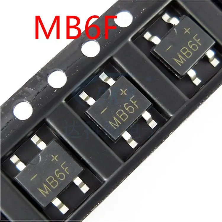 【20PCS】MB6S MB8S MB10S MB10F Ultra Thin Rectifier Bridge Reactor MB6F MB8F Brand New Chip Quality Assurance